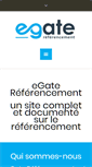 Mobile Screenshot of egatereferencement.com