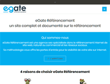 Tablet Screenshot of egatereferencement.com